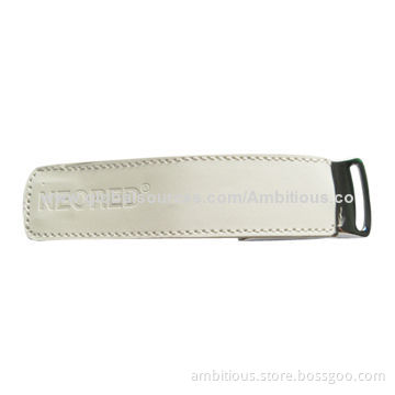 Leather USB flash drive, CE/RoHS certified